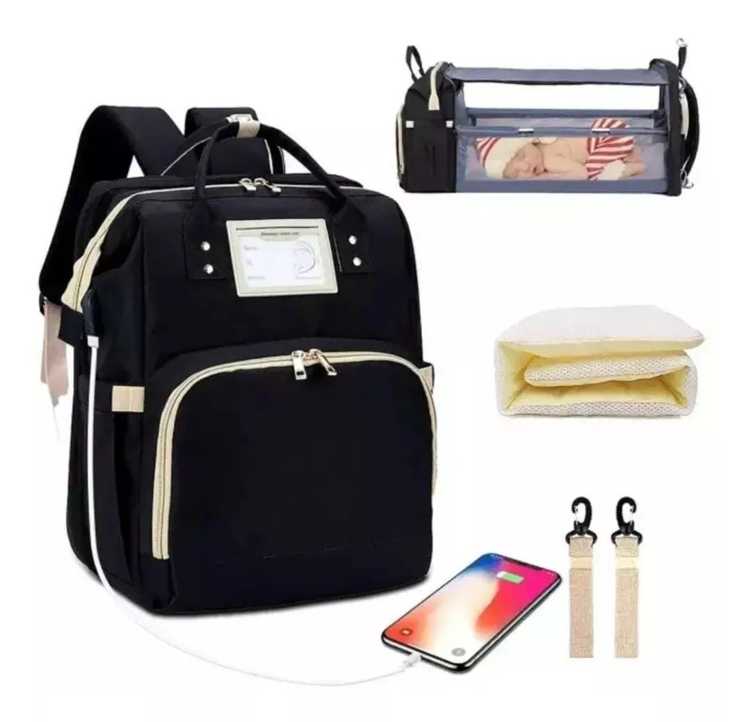 Pañalera Cuna con Techo Y Broche delujo